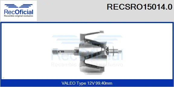 Rotor, alternator (RECSRO15014.0)