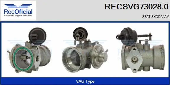 EGR Valve (RECSVG73028.0)