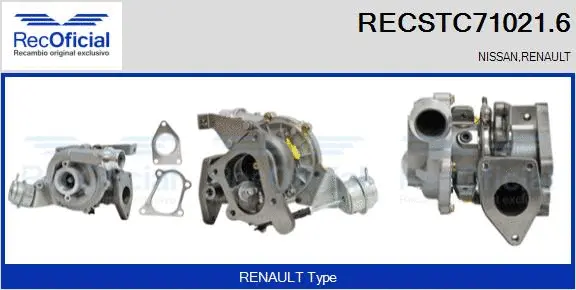 Charger, charging (supercharged/turbocharged) (RECSTC71021.6)