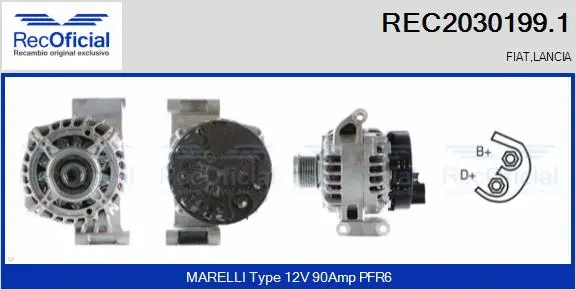 Alternator (REC2030199.1)