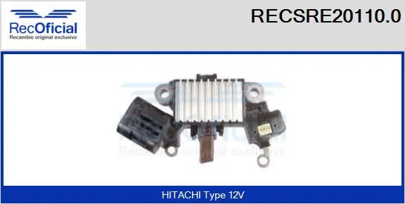 Alternator Regulator (RECSRE20110.0)
