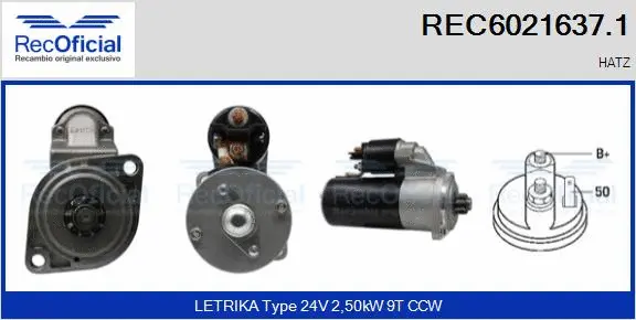 Starter (REC6021637.1)