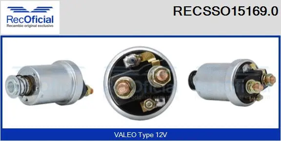 Solenoid Switch, starter (RECSSO15169.0)