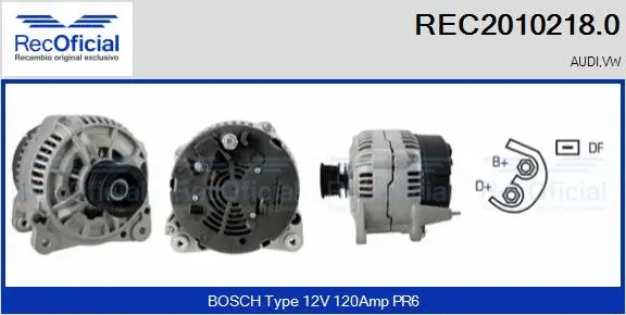 Alternator (REC2010218.0)