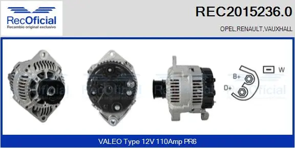 Alternator (REC2015236.0)