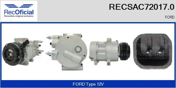 Compressor, air conditioning (RECSAC72017.0)