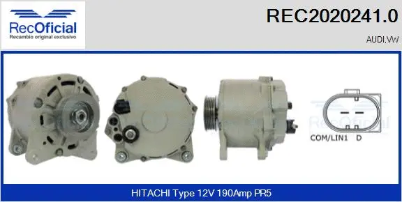 Alternator (REC2020241.0)