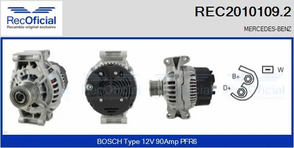 Alternator (REC2010109.2)