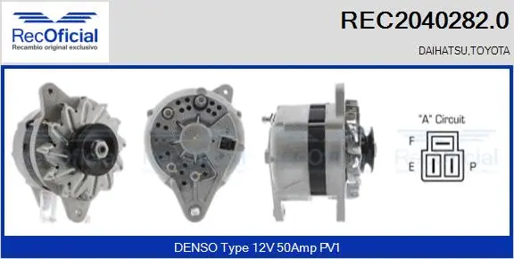 Alternator (REC2040282.0)