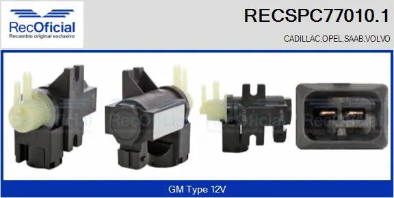 Pressure Converter, exhaust control (RECSPC77010.1)