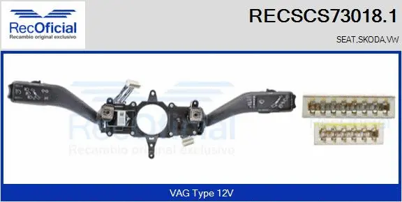 Steering Column Switch (RECSCS73018.1)