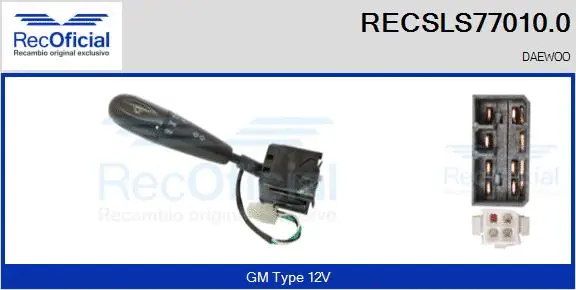 Steering Column Switch (RECSLS77010.0)
