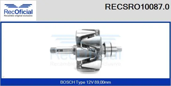 Rotor, alternator (RECSRO10087.0)