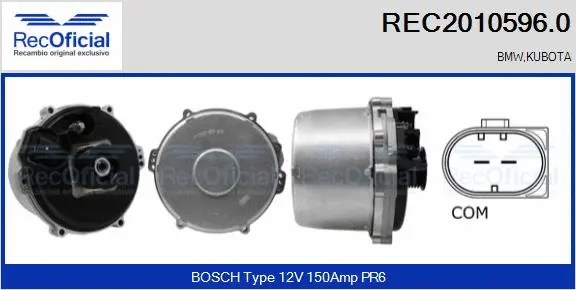 Alternator (REC2010596.0)