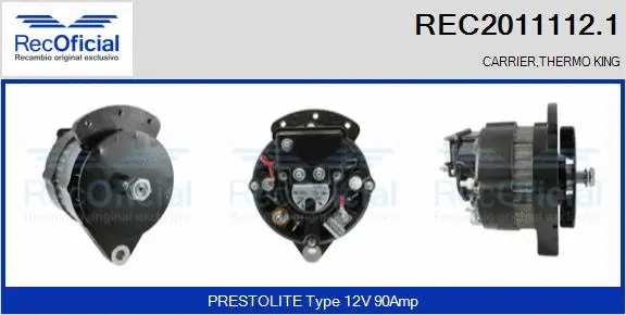 Alternator (REC2011112.1)