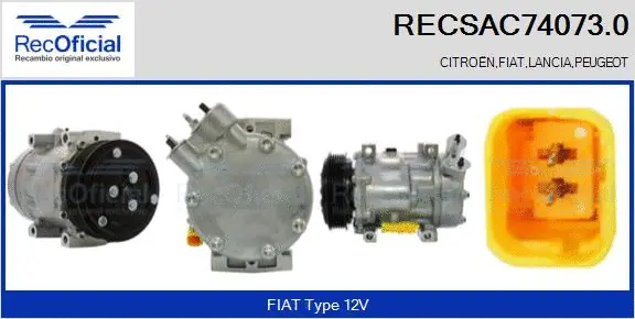 Compressor, air conditioning (RECSAC74073.0)