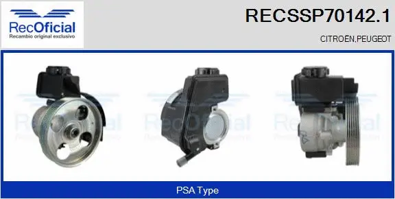 Hydraulic Pump, steering (RECSSP70142.1)