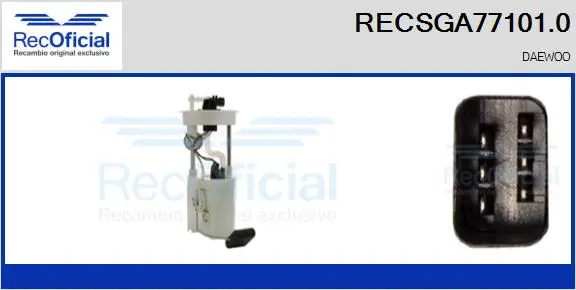 Fuel Feed Unit (RECSGA77101.0)