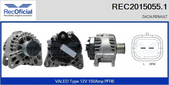 Alternator (REC2015055.1)