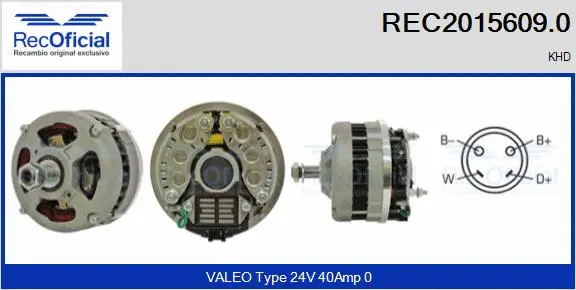 Alternator (REC2015609.0)