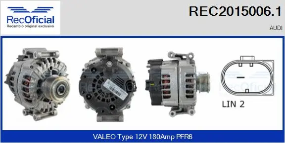 Alternator (REC2015006.1)