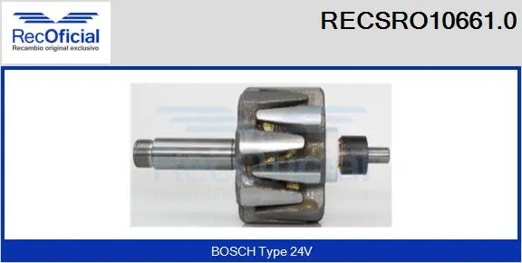 Rotor, alternator (RECSRO10661.0)