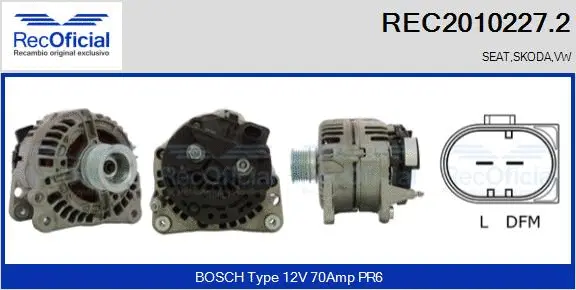 Alternator (REC2010227.2)