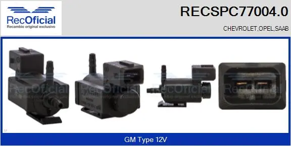 Pressure Converter, exhaust control (RECSPC77004.0)