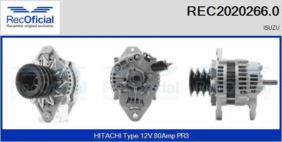 Alternator (REC2020266.0)