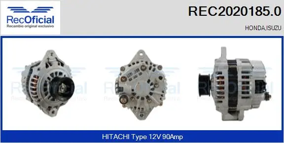 Alternator (REC2020185.0)