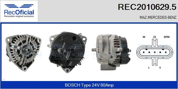 Alternator (REC2010629.5)