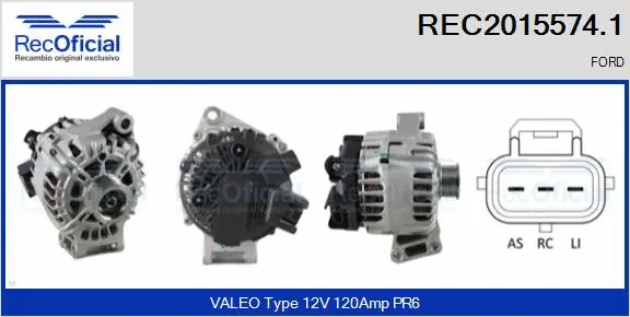 Alternator (REC2015574.1)