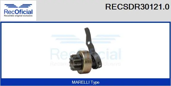 Pinion, starter (RECSDR30121.0)