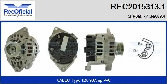 Alternator (REC2015313.1)