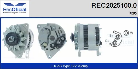 Alternator (REC2025100.0)