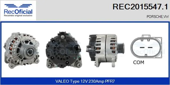 Alternator (REC2015547.1)