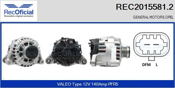 Alternator (REC2015581.2)