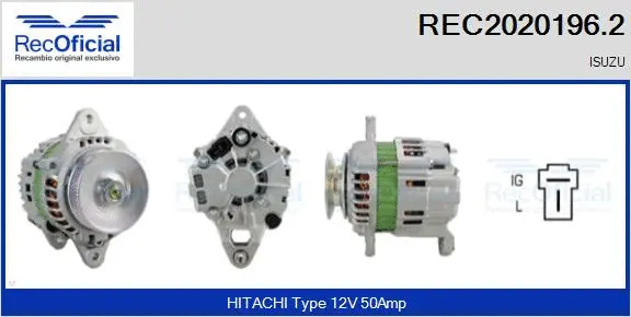 Alternator (REC2020196.2)