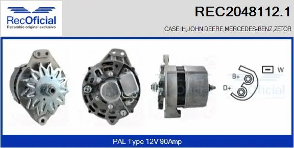 Alternator (REC2048112.1)