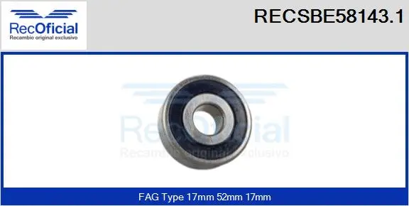 Bearing (RECSBE58143.1)