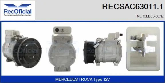 Compressor, air conditioning (RECSAC63011.1)