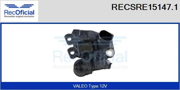 Alternator Regulator (RECSRE15147.1)