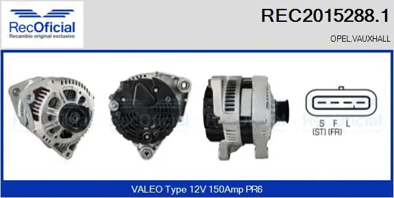Alternator (REC2015288.1)
