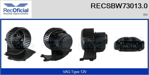 Interior Blower (RECSBW73013.0)