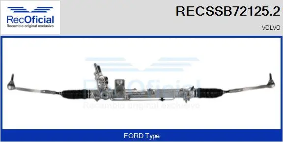 Steering Gear (RECSSB72125.2)