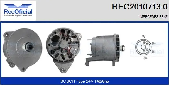 Alternator (REC2010713.0)