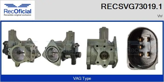 EGR Valve (RECSVG73019.1)