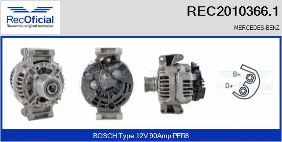 Alternator (REC2010366.1)