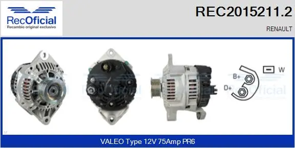 Alternator (REC2015211.2)