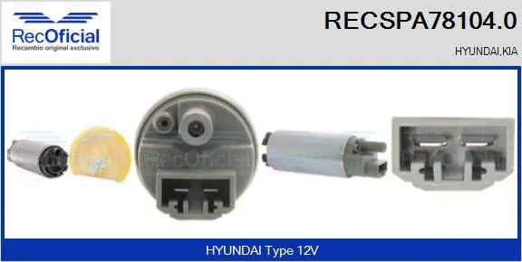 Fuel Pump (RECSPA78104.0)